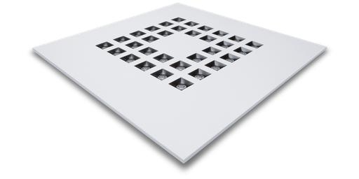 [W4L022087] SPEQTRIS Dalle VISBY 600x600 mm 32 leds 30W - 4000K blanc