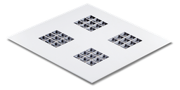 SPEQTRIS Dalle VISBY 600x600 mm 36 leds 30W - 4000K blanc
