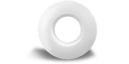 Collerette finition blanc pour downlight HECTOR