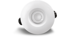 Downlight HECTOR, IP65, CCT, encastr. Ø68mm, finition blanc
