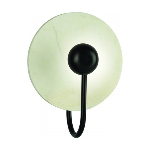 [W4L022398] SCONCE LIGHT LED 3W MARBLE-BLACK