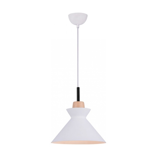 [W4L022439] PENDANT LAMP E27 MAX 40W WHITE