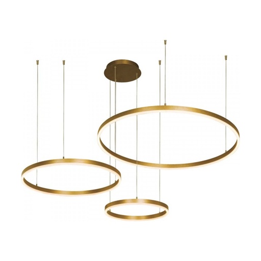 [W4L022474] PENDANT LIGHT 136W 3000K BRUSHED GOLD
