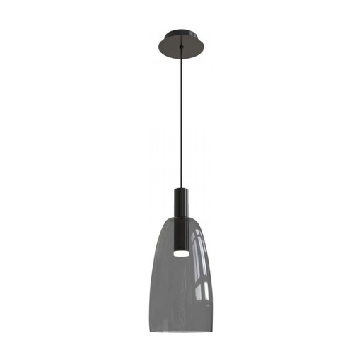 [W4L022480] PENDANT LIGHT LED 7W GLASS SMOKED GRAY