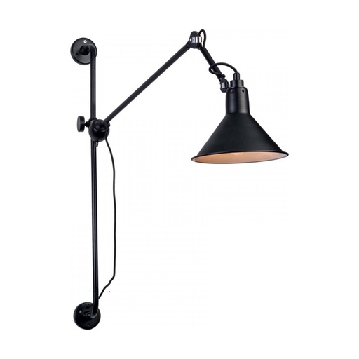 [W4L022561] SCONCE LAMP E27 MAX 40W METAL BLACK-WHITE