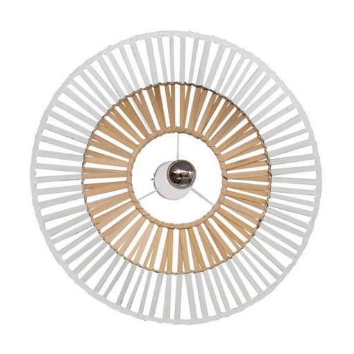 [W4L022570] CEILING LAMP E27 MAX 40W WHITE BAMBOO 