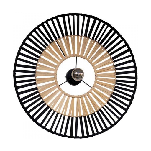 [W4L022572] CEILING LAMP E27 MAX 40W BLACK BAMBOO 