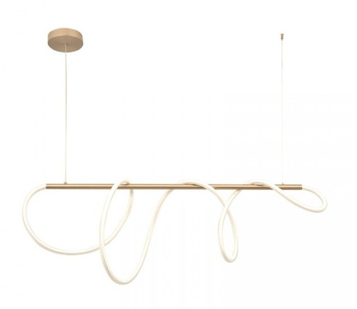 [W4L022574] PENDANT LIGHT LED 60W GOLD MAT