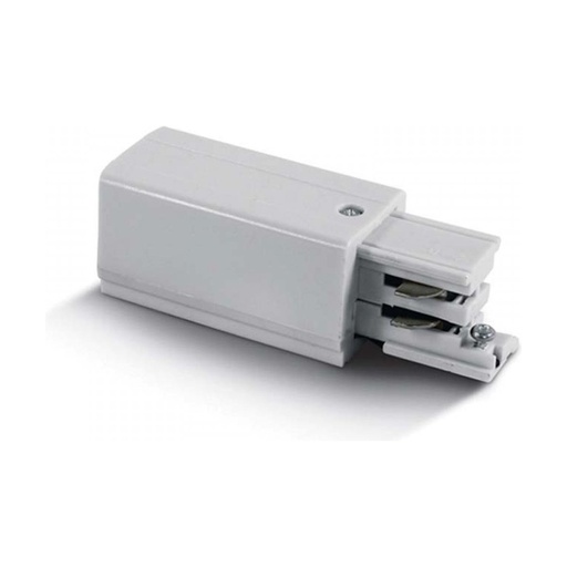 [W4L022587] RIGHT FEEDER FOR 3-PHASE TRACK WHITE 100-240V