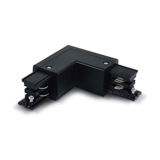 [W4L022589] RIGHT CORNER FOR 3-PHASE TRACK BLACK 100-240V