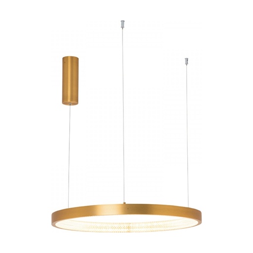 [W4L022608] PENDANT LIGHT 36W 3000K ALUMINIUM-ACRYLIC   BRUSHED GOLD MATT 