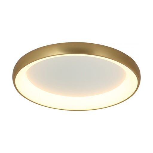 [W4L022644] CEILING  LIGHT 50W 3000K  ALUMINUM & ACRYLIC  BRUSHED  GOLD MATT