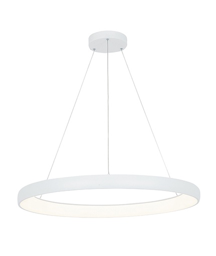 [W4L022654] PENDANT LIGHT 60W 3000K ALUMINUM & ACRYLIC SANDY WHITE