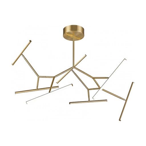 [W4L022662] CEILING LIGHT 68W 3000K  ALUMINUM & SILICON  GOLD MATT
