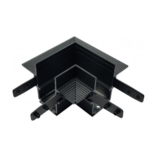 [W4L022687] TRIMLESS CORNER CONNECTOR HORIZONTAL BLACK