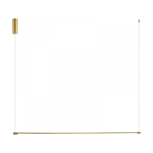 [W4L022765] PENDANT LIGHT LED 19W 3000K ALUMINIUM GOLD