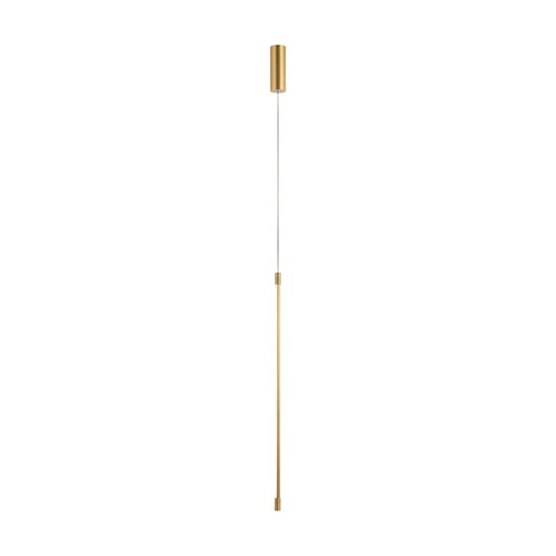 [W4L022767] PENDANT LIGHT LED 12W 3000K ALUMINIUM GOLD
