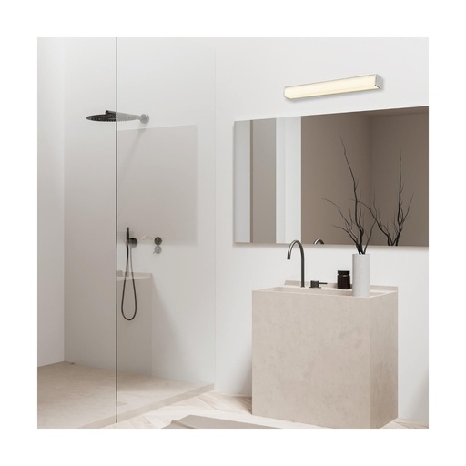 [W4L022794] BATHROOM LIGHT 16W 3000K   ALUMINUM -ACRYLIC- METAL   CHROME