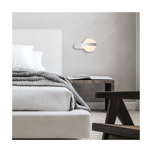 [W4L022800] LED WALL LAMP 6W 3000K PLASTIC & METAL  WHITE