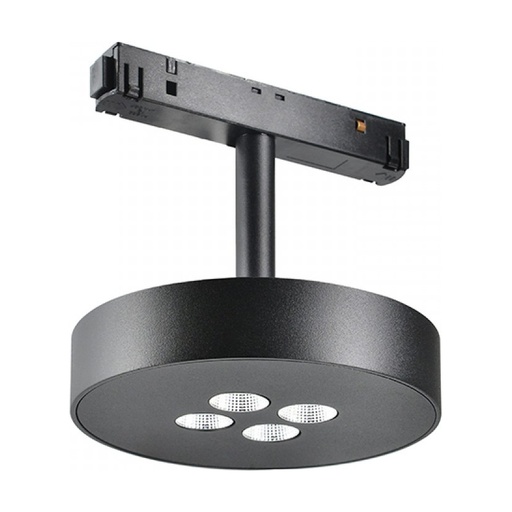 [W4L022810] MAGNETIC TRACK LIGHT 12W 3000K   ALUMINIUM  BLACK