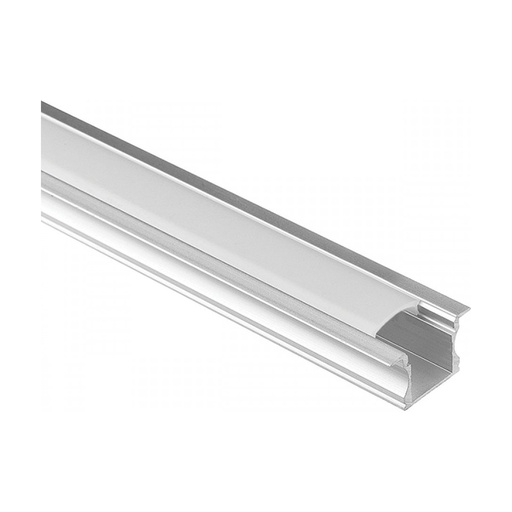 [W4L022821] ALUMINIUM PROFILE 2M WITH  OPAL PC COVER 2M
