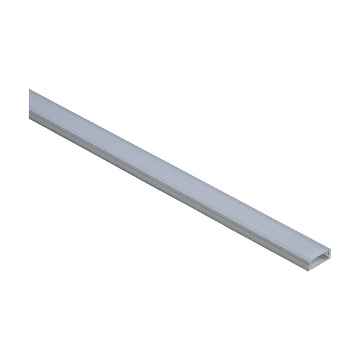 [W4L022830] ALUMINIUM PROFILE 2M WITH OPAL PC COVER 2M
