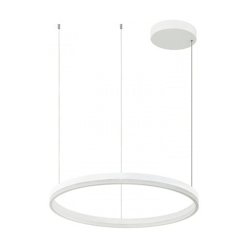[W4L022879] 42W LED PENDANT LIGHT 42W 3000K ALUMINIUM  & ACRYLIC WHITE
