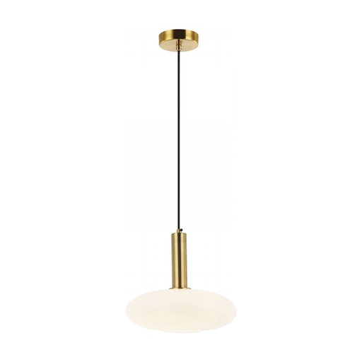 [W4L023039] PENDANT LAMP E27 MAX 40W OPAL GLASS GOLD 