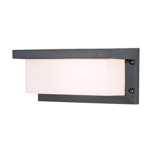 [W4L023242] OUTDOOR SCONCE 1L ALUMINIUM PC DIFFUSER GRAPHITE