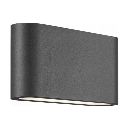 [W4L023306] OUTDOOR SCONCE 2L 6W 3000K ALUMINUM GRAPHITE