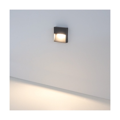 [W4L023308] OUTDOOR SCONCE 6W SMD LED 3000K  DARK GRAY