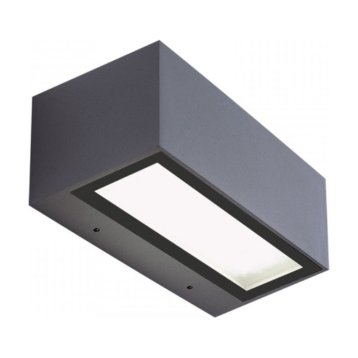 [W4L023331] LED UP DOWN WALL LIGHT 2X13,5W ALUMINIUM     3000K    DARK GREY