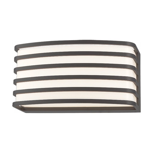 [W4L023344] OUTDOOR WALL LIGHT 1XE27  ALUMINIUM  DARK BROWN