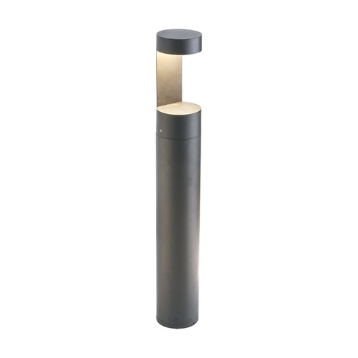 [W4L023368] OUTDOOR LAMPPOST  9W 3000K ALUMINIUM GRAPHITE