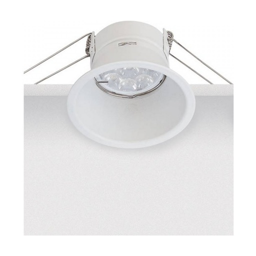 [W4L023433] RECESSED SPOT 1XGU10 ALUMINIUM WHITE MATT