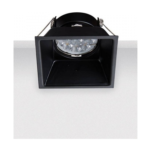 [W4L023434] RECESSED SPOT 1XGU10 ALUMINIUM BLACK MATT