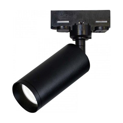 [W4L023477] 3-PHASE TRACK LIGHT LED 9W 15° BLACK ΜΑΤΤ