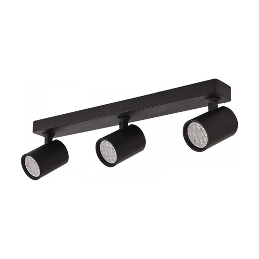 [W4L023537] CEILING SPOT 3XGU10 SANDY BLACK  