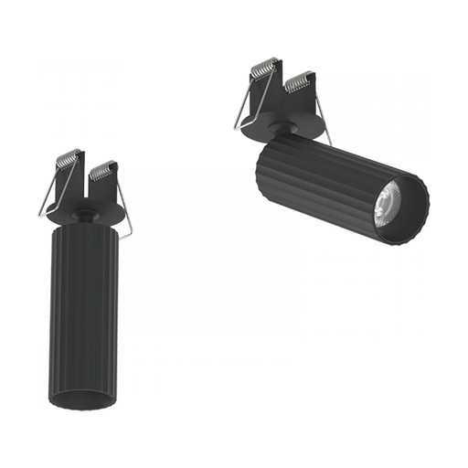 [W4L023550] RECESSED SPOT 7W LED 36° SANDY BLACK