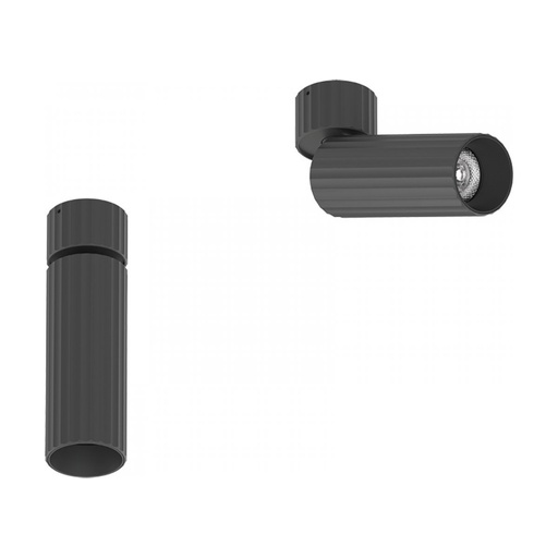 [W4L023553] CEILING SPOT 7W LED 36° SANDY BLACK