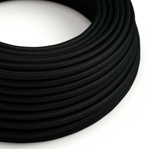 [W4L023881] Câbles Textile noir/m