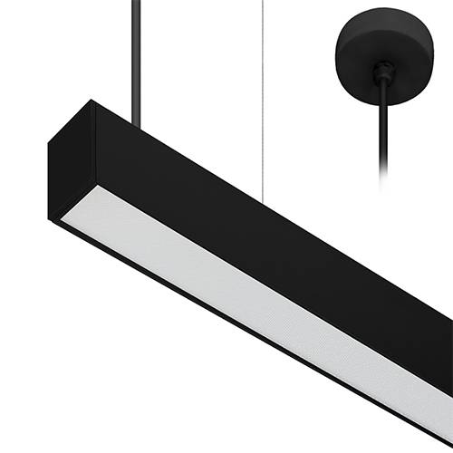 [W4L025789] Linear 2 p 21w-32w 75° noir mat