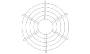 [W4L026020] Grille de protection blanc