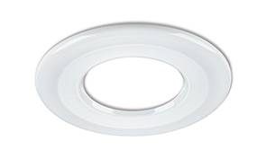 [W4L026140] BAGUE DE FINITION RONDE 90mm Blanc brillant