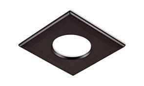 [W4L026196] BAGUE DE FINITION CARREE 90x90mm Noir mat