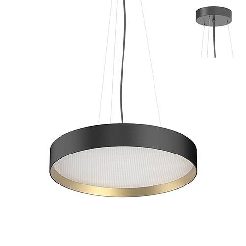 [W4L026198] Nova csp 1 p 26w 120° noir mat - doré