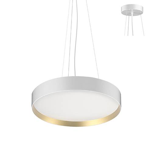 [W4L026199] Nova csp 1 p 26w 120° blanc mat - doré