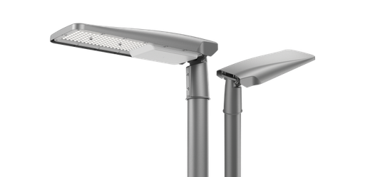 [W4L439059] Eclairage Mât VERONA 50W 2700K 150x70° 0-10V Gris +Rotule +Câble 7m