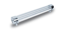 Réglette étanche TUBULAIRE Ø80 1500mm IP67 60w 4000K - Transparent