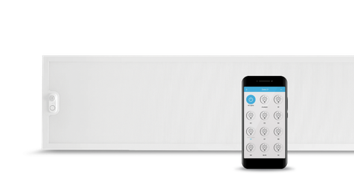[W4L439156] Dalle CLEVER 300x1200mm 26W, 160lm/W, CCT • Détecteur IR GreenSwitch